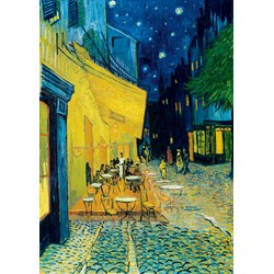Bluebird Puzzle (60005) - Vincent van Gogh: "Café Terrace at Night, 1888" - 1000 pieces puzzle