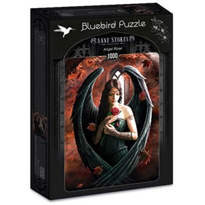 Bluebird Puzzle (70437) - Anne Stokes: "Angel Rose" - 1000 pieces puzzle