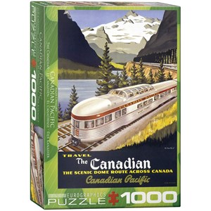 Eurographics (6000-0322) - "The Scenic Dome Route, 1955" - 1000 pieces puzzle