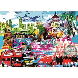 Heye (29682) - Kitty McCall: "I Love London!" - 1000 pieces puzzle