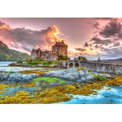 Bluebird Puzzle (70049) - "Eilean Donan Castle, Scotland" - 3000 pieces puzzle