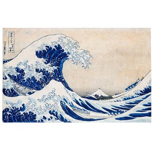 Clementoni (39378) - Hokusai: "The Great Wave" - 1000 pieces puzzle