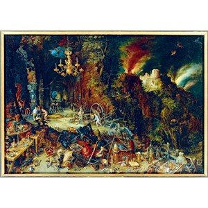 Bluebird Puzzle (60091) - Pieter Brueghel the Elder: "Allegory of Fire, 1608" - 1000 pieces puzzle