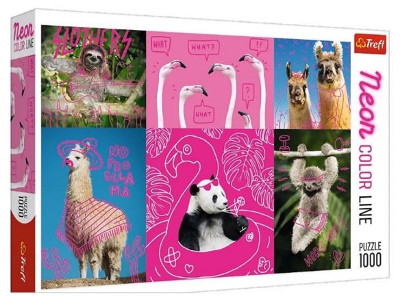 Trefl (10594) - "Crazy Pets" - 1000 pieces puzzle