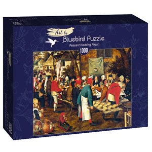 Bluebird Puzzle (60025) - Pieter Brueghel the Younger: "Peasant Wedding Feast" - 1000 pieces puzzle