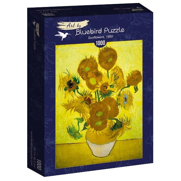 Bluebird Puzzle (60003) - Vincent van Gogh: "Sunflowers, 1889" - 1000 pieces puzzle