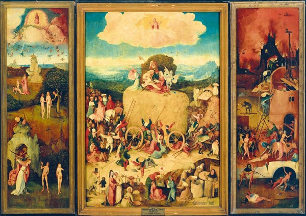 Bluebird Puzzle (60060) - Hieronymus Bosch: "The Haywain Triptych" - 1000 pieces puzzle