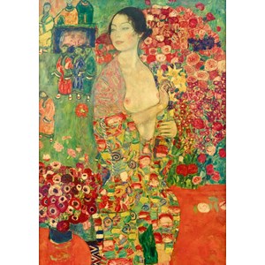 Bluebird Puzzle (60037) - Gustav Klimt: "The Dancer, 1918" - 1000 pieces puzzle
