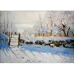 Bluebird Puzzle (60041) - Claude Monet: "The Magpie, 1869" - 1000 pieces puzzle