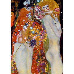 Bluebird Puzzle (60052) - Gustav Klimt: "Water Serpents II, 1907" - 1000 pieces puzzle