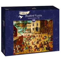 Bluebird Puzzle (60034) - Pieter Brueghel the Elder: "Children's Games, 1560" - 1000 pieces puzzle