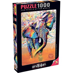 Anatolian (1054) - "African Colours" - 1000 pieces puzzle