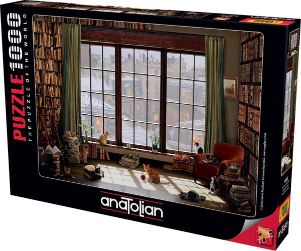 Anatolian (1065) - "Window Cats" - 1000 pieces puzzle