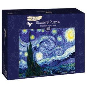 Bluebird Puzzle (60001) - Vincent van Gogh: "The Starry Night, 1889" - 1000 pieces puzzle