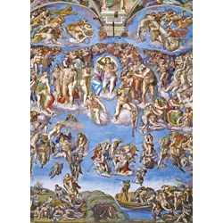 Clementoni (39497) - Michelangelo: "The last Judgement" - 1000 pieces puzzle