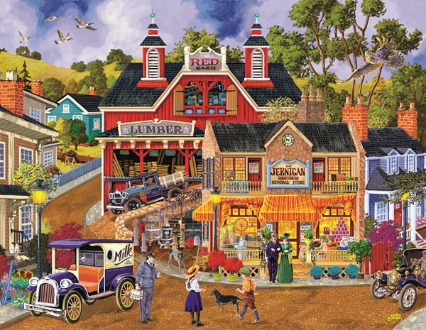 SunsOut (38971) - Joseph Burgess: "Jerrigan Bros General Store" - 1000 pieces puzzle