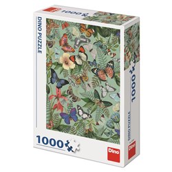 Dino (53286) - "Butterfly Meadow" - 1000 pieces puzzle