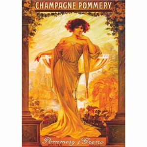 D-Toys (69474) - "Vintage Posters, Champagne Pommery" - 1000 pieces puzzle