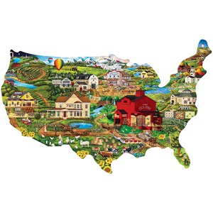 MasterPieces (71959) - "United States" - 1000 pieces puzzle
