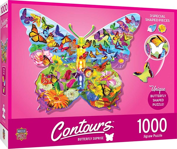 MasterPieces (72051) - "Butterfly" - 1000 pieces puzzle