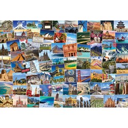 Eurographics (8220-5480) - "World Globetrotter" - 2000 pieces puzzle