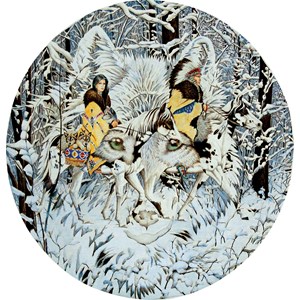 SunsOut (43001) - Diana Casey: "Keeper of the Wolf" - 1000 pieces puzzle