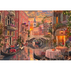 Bluebird Puzzle (70115) - "An Evening Sunset in Venice" - 1500 pieces puzzle