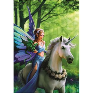 Bluebird Puzzle (70440) - Anne Stokes: "Realm of Enchantment" - 1500 pieces puzzle