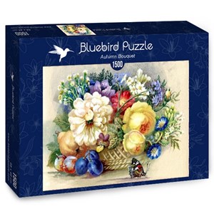 Bluebird Puzzle (70026) - Nadiia Starovoitova: "Autumn Bouquet" - 1500 pieces puzzle
