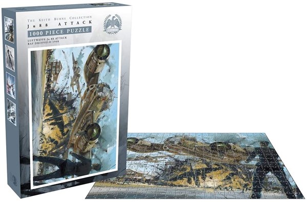 Zee Puzzle (26236) - Keith Burns: "JU 88 Attack" - 1000 pieces puzzle