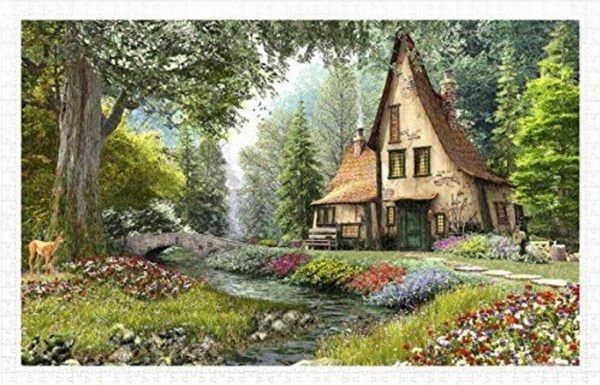 Pintoo (h1789) - Dominic Davison: "Cottage" - 1000 pieces puzzle