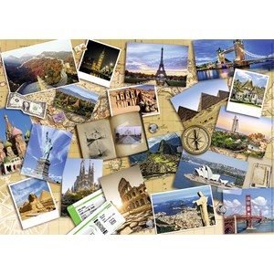 Nathan (87623) - "Monuments of the World" - 1000 pieces puzzle