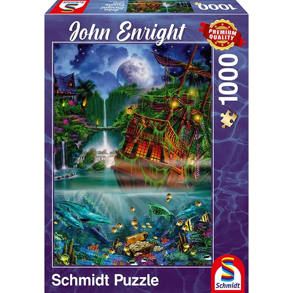 Schmidt Spiele (59685) - John Enright: "Sunken treasure" - 1000 pieces puzzle