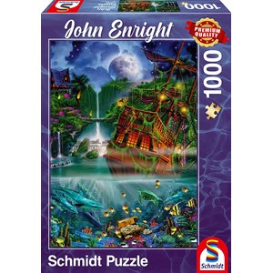 Schmidt Spiele (59685) - John Enright: "Sunken treasure" - 1000 pieces puzzle