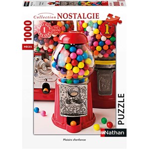 Nathan (87636) - "Plaisirs d'Enfance" - 1000 pieces puzzle