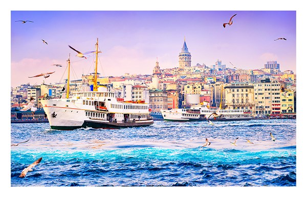 Pintoo (h2050) - "Golden Horn, Turkey" - 1000 pieces puzzle