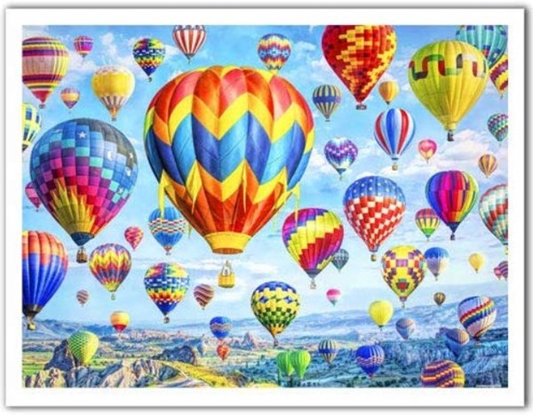 Pintoo (h2085) - Lars Stewart: "Hot Air Balloon Festival" - 1200 pieces puzzle