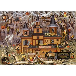 Buffalo Games (3872) - Charles Wysocki: "Trick or Treat Hotel" - 500 pieces puzzle