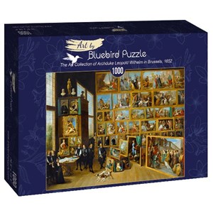 Bluebird Puzzle (60054) - David Teniers the Younger: "The Art Collection of Archduke Leopold Wilhelm in Brussels, 1652" - 1000 pieces puzzle