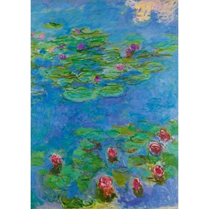 Bluebird Puzzle (60062) - Claude Monet: "Water Lilies, 1917" - 1000 pieces puzzle