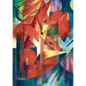Bluebird Puzzle (60068) - Franz Marc: "The Foxes, 1913" - 1000 pieces puzzle