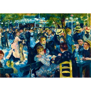 Bluebird Puzzle (60049) - Pierre-Auguste Renoir: "Dance at Le Moulin de la Galette, 1876" - 1000 pieces puzzle