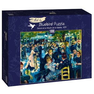 Bluebird Puzzle (60049) - Pierre-Auguste Renoir: "Dance at Le Moulin de la Galette, 1876" - 1000 pieces puzzle