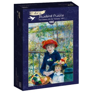 Bluebird Puzzle (60050) - Pierre-Auguste Renoir: "Two Sisters (On the Terrace), 1881" - 1000 pieces puzzle