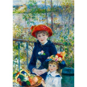 Bluebird Puzzle (60050) - Pierre-Auguste Renoir: "Two Sisters (On the Terrace), 1881" - 1000 pieces puzzle