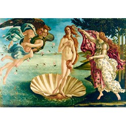 Bluebird Puzzle (60055) - Sandro Botticelli: "The birth of Venus, 1485" - 1000 pieces puzzle