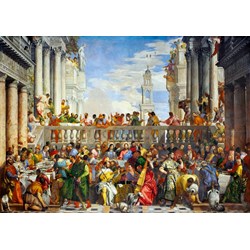 Bluebird Puzzle (60011) - Paolo Veronese: "The Wedding at Cana, 1563" - 1000 pieces puzzle