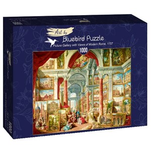 Bluebird Puzzle (60075) - Giovanni Paolo Panini: "Picture Gallery with Views of Modern Rome, 1757" - 1000 pieces puzzle