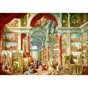 Bluebird Puzzle (60075) - Giovanni Paolo Panini: "Picture Gallery with Views of Modern Rome, 1757" - 1000 pieces puzzle