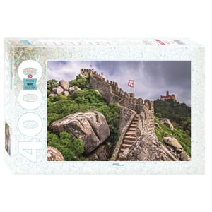 Step Puzzle (85409) - "Castelo dos Mouros, Sintra, Portugal" - 4000 pieces puzzle